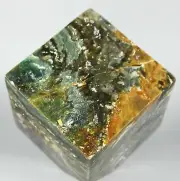 Collection ! Amazing Ocean Jasper Agate Cube Polished Standup Display Stone