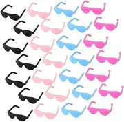 NOLITOY 60pcs Doll Eyewear Mini Glasses for Craft Safe Sunglasses for Dolls Fun Party Accessories for Boys and Girls for Dress up and Creative Play