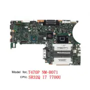 01YR903 For Lenovo ThinkPad T470P Laptop Motherboard NM-B071 i7-7700HQ 01HW926