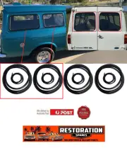 FORD ESCORT MK1 MK2 PANEL VAN CARGO BARN DOOR WINDOW GLASS SEAL (6) (for: Ford)