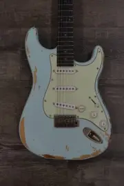AIO S3 Electric Guitar - Relic Sonic Blue (Ebony Fingerboard)