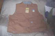 Womens 3X Carhartt Vest Insulated Vest Sherpa Lined Vest Work Vest Casual Vest