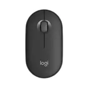 Logitech Pebble M350S Wireless Optical Mouse Graphite 1000 dpi Bluetooth Low Energy