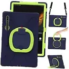Heavy Duty Case for Galaxy Galaxy Tab S10+/S9/S9 FE/S8/S7 Plus/S7 FE Navy+Green