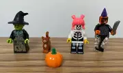 LEGO - Halloween Mini Figures (3) with cat and pumpkin - in box - New