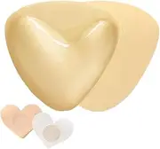 [MHwan] Monoka Push Up Pads, Collect and Lift 2-in-1 Adhesive Bra Push Up, Waterproof and Sweat-Proof, Double-Sided Adhesive, for a Natural, Full and Round Breast Shape, Reusable, Skin-Coloured, One