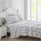 Ardor Bed Sylvia Mink Flannel Fleece Sheet/Pillowcase Set Silver