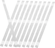 Angoily 20pcs Convenient Binding Strips for Book Repair Hot Melt Glue Strips for Multi Use Binding for Documents Crafts and Albums Flat Design