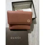 古馳 GUCCI 短夾 對折短夾 二手全新未使用