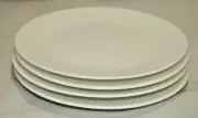 Mikasa Jenna White Bone China 11" Dinner Plates Set of Four New