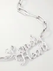 [Jil Sander] Jil Sander - Lonely Heart Silver-tone Necklace - One size One size Silver