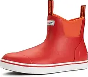 [SUREWAY] Women's Ankle Fishing Deck Boots for Women,Short Waterproof Neoprene Rubber Rain Boots,Lightweight Garden Work Shoes for Women,Upgraded Slip Resistant,Durable Comfortable