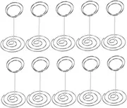 10Pcs Peacock Table Number Holders Desktop Clips for Weddings Parties and Events Elegant Place Card Stands for Photos Memos and Notes Display