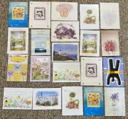 Lot of 21 Get Well Soon, Thinking of You, Sympathy, Religious God Greeting Cards