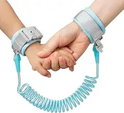 PandaEar Anti Lost Wrist Link, Toddler Harness Walking Leash Safety Child Wristband Leashes for Babies Kids -Blue