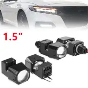 Mini LED Headlight 1.5" Bi LED Projector Lens Hi/Lo Beam Car Retrofit Universal