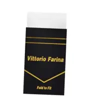 Premium Pre-Folded Suit Pocket Square for Men White Pre-folded Flat