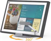 Echo Show 15 Stand, Swivel and Tilt Stand for Echo 15, Adjustable Foldable Stand