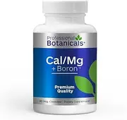 Cal/Mg + Boron - Vegan Formulated to Support Bone Health and Healthy Skin, Teeth and Nails Calcium Magnesium and Boron 90 Vegetarian Capsules