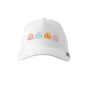 Pacman Ghosts White Pink Baseball Hat Pac Man Justice Collab OSFM Snapback