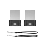 32GB 2 Pack Ultra Fit USB Flash Drives Small Thumb Drive with Lanyard Low Pro...