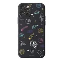 在飛比找TOYSELECT優惠-【獨家設計】宇宙星球繽紛碎花純色矽膠iPhone手機殼