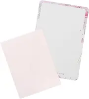 Beatifufu Nail Art Printing Plate Nail Stamper Plate Tool Stamp for Nails Nail Plate Manicure Steel Plate Nail Printing Transfer Plate Nail Plate Pink Stainless Steel