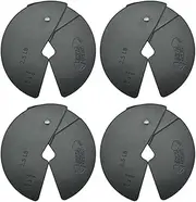 Micro Gainz Dumbbell Fractional 2.5 lb Weight Plate, Ideal for Micro Loading, Choose 2 or 4 Piece Fractional Weight Plates, Designed for Dumbbell Training, Made In USA