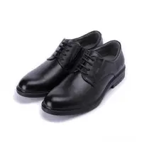 在飛比找ETMall東森購物網優惠-BONJO 真皮綁帶注塑皮鞋 黑 男鞋 鞋全家福