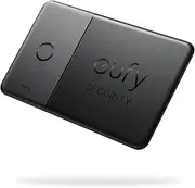 [eufy Security] SmartTrack Card (Black,1-Pack),Works with Apple Find My (iOS Only),Wallet Tracker,Phone Finder,Water Resistant,Up to 3-Year Battery Life,2.4mm Thickness (Android Not Supported),(T87B2)