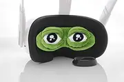 Crazy Frog Lens Cover Protector for The Oculus Quest VR Headset (with Cleaning Cloth) by BMTick UK/EU