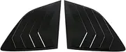 Rear Side Vent Window Louvers Spoiler Cover Compatible for Honda CRV CR-V 2023 2024 Trim Car Exterior Accessories(Glossy Black)