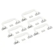 130mm 6Pcs Luggage Handles Pull Handle Suitcase Case Replacement Handles, White