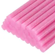 30pcs Mini Hot Glue Gun Sticks 4" x 0.43" for Glue Gun, Glitter Pink