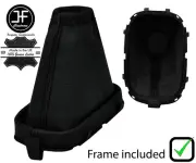 BLACK STITCH LEATHER MANUAL GEAR BOOT + FRAME FOR NISSAN MICRA K12 2006-2010