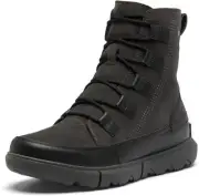SOREL Z91120 Mens Black Suede Waterproof Explorer Next Boot Size 14 M