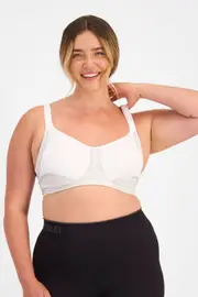 Berlei Electrify Wirefree Bra - White, Size: 10 D