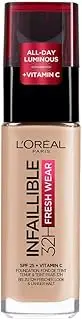 L'Oreal Paris Infallible 32HR Freshwear Foundation with SPF25 and Vitamin C - 110 Rose Vanilla