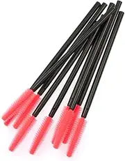 50PCS/PACK Disposable Silicone Eyelash Brush Mascara Wands Applicator Eyebrow Brush Eyelash Extension Supplies Makeup Tools(Tower Shape)