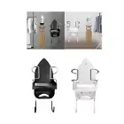 Iron Holder Wall Mounted Heavy Duty Shelf Iron and Ironing Board Organizer