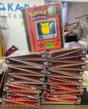 1-VtgPokemon Pokedex TCG Card Binder 1999 Nintendo Pikachu Meowth New