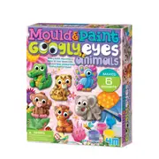 4M Mould & Paint Googly Eyes Animals Kids/Children Art Craft Activity Kit 5+
