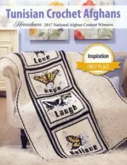 NEW HERRSCHNERS 2017 AFGHAN CONTEST WINNERS TUNISIAN CROCHET AFGHANS