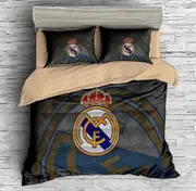 v5639 Bed Sheets Real Madrid C.f. Bedding Set Duvet/ Cover Set pillowcase Bed Sheets IU5639