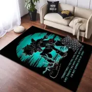 80x120cm Anime My Hero Academia Deku Quote Printed Carpet Living Room Rugs