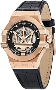 [Maserati] Potenza Automatic Black Skeleton Dial Men's Watch R8821108039