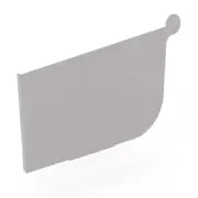 WA NEW Stratco Quad Gutter 125 Stop End Birch