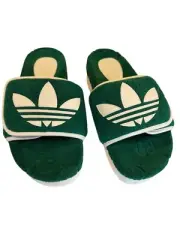 Gucci X Adidas 702398 Women's Slides Sandals Shoe, Green, Euro 37, 38, 39
