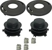 YIEHRNS 25-2 Trimmer Head Spools Rebuild Kit, Trimmer Head Cover Cap Eyelet Sleeve Replacement for Stihl String Trimmer Head Cover 25-2 FS44 FS80 FS85 FS100 FS110 FS120 FS130 FS200 (2 Pack)
