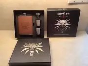 The Witcher 3 Wild Hunt Stainless Steel Deluxe Flask Set boxed shots funnel
